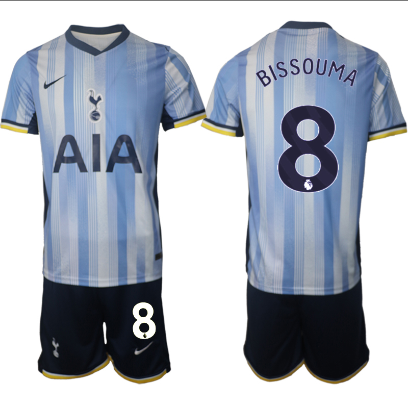 Men 2024-2025 Club Tottenham away Blue #8 Soccer Jersey->tottenham jersey->Soccer Club Jersey